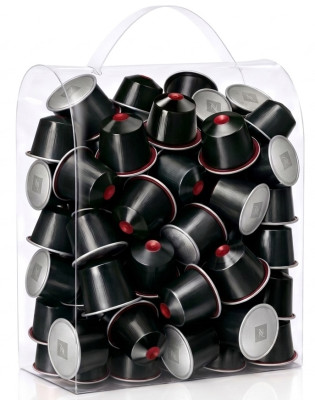 Капсулы  Nespresso Ristretto Decaffeinato в прозрачной упаковке